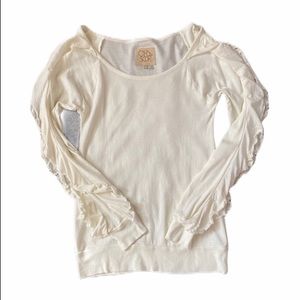 Chaser Ruffle Sleeves Top